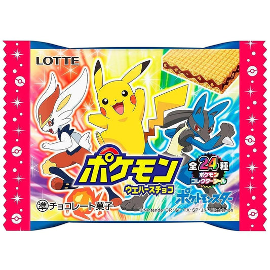 Pokemon lotte wafer + adesivo